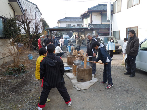 餅つき